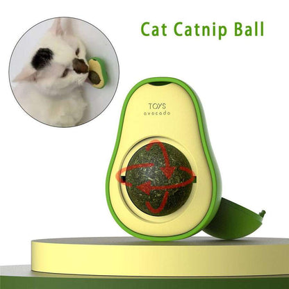 Kedi Yalama Topu Avokado Şeklinde Catnip (Kedi Otlu)