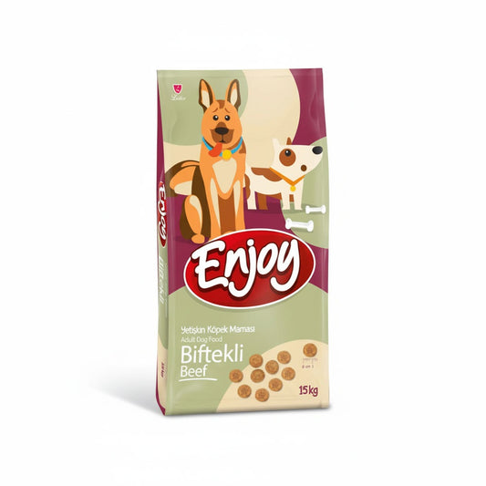 Enjoy BİFTEKLİ YETİŞKİN KÖPEK MAMASI 15 KG