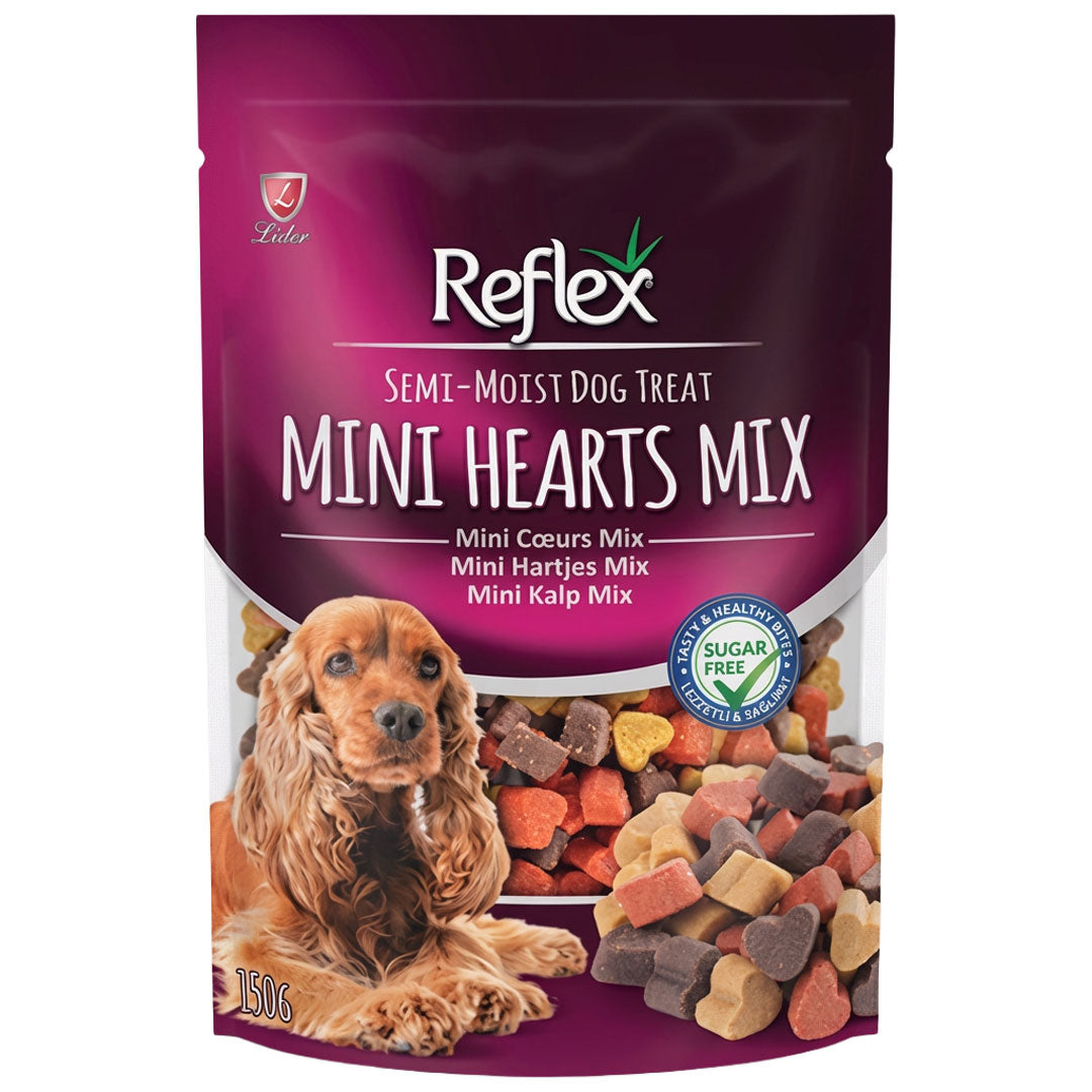 Reflex Semi Moist Mini Kalp Mix Köpek Ödül Maması 150 Gr